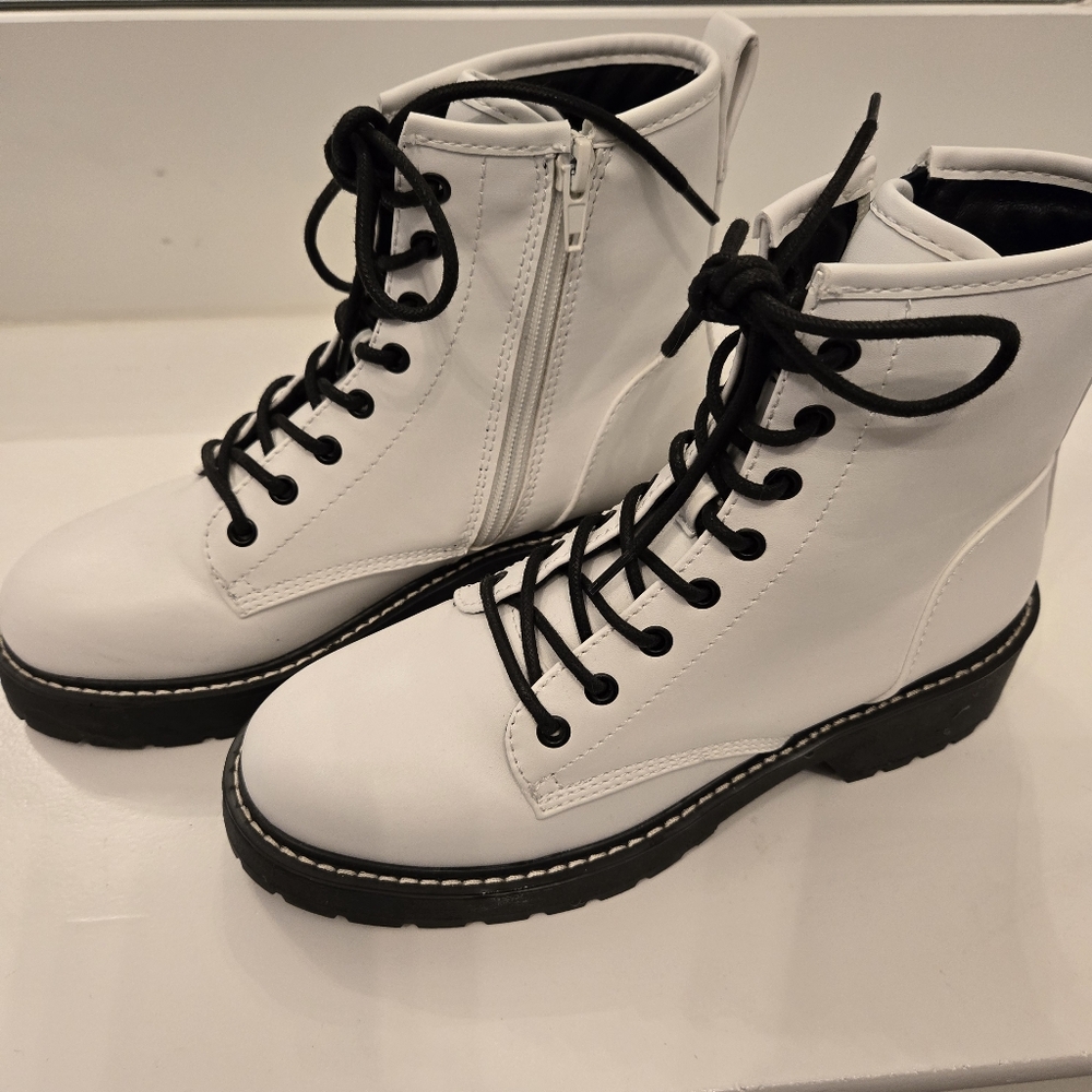 Madden Girl Women's White Boots